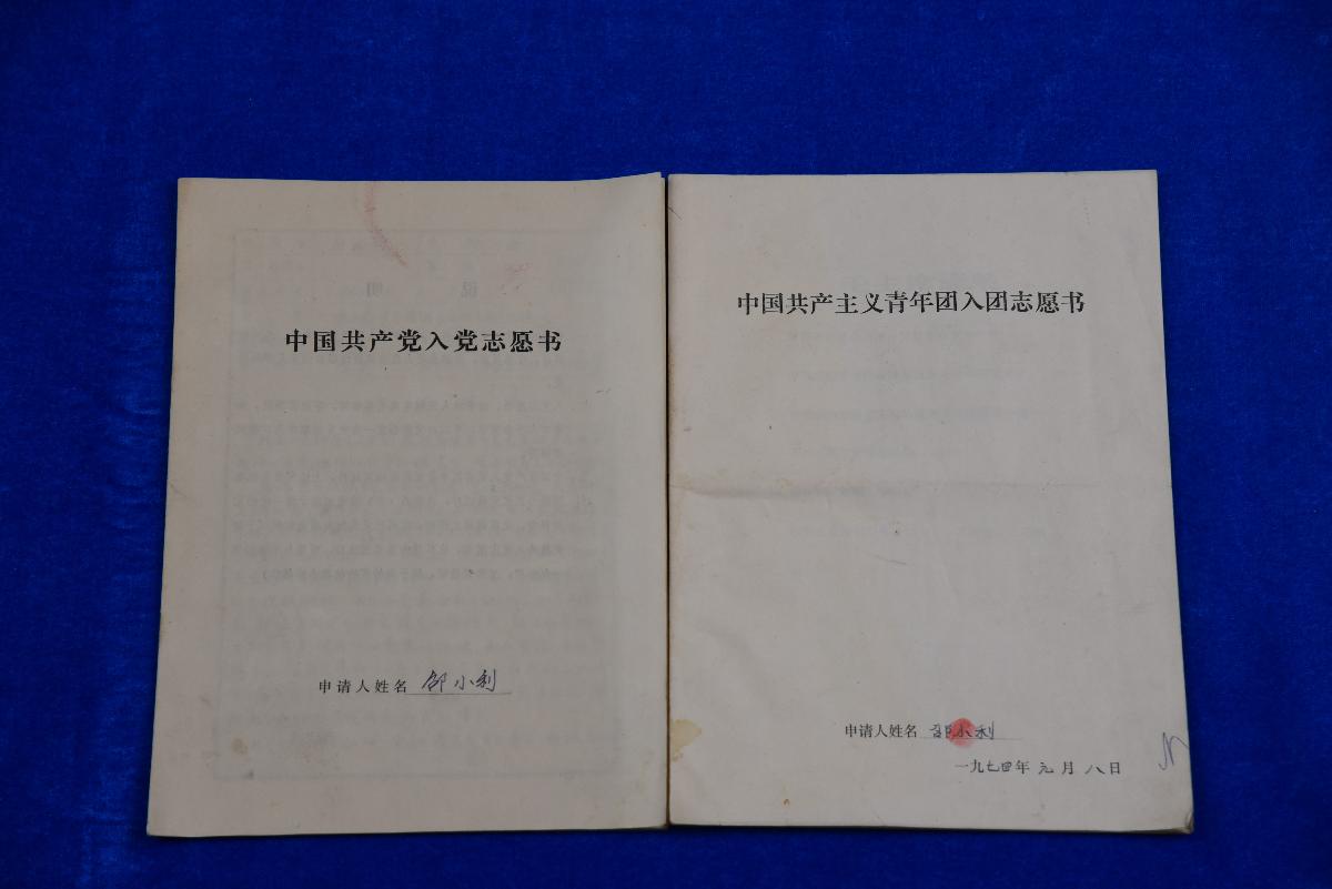 (XS)0044邵小利入团、入党申请书