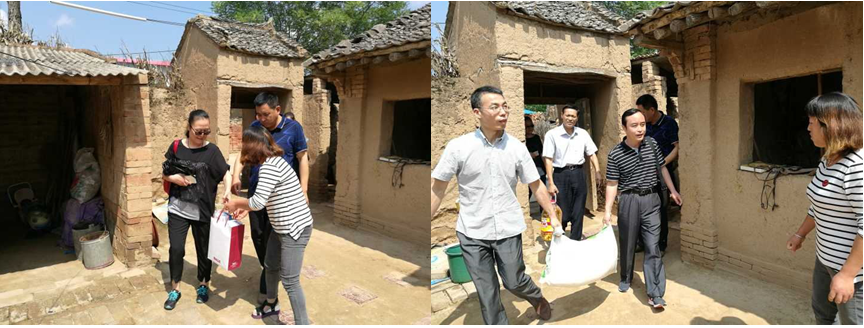 旬邑马栏镇扶贫进行中
