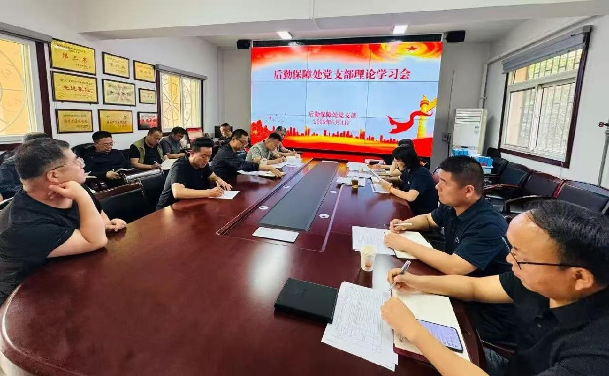 后勤保障处党支部开展纪律教育主题党日学习活动