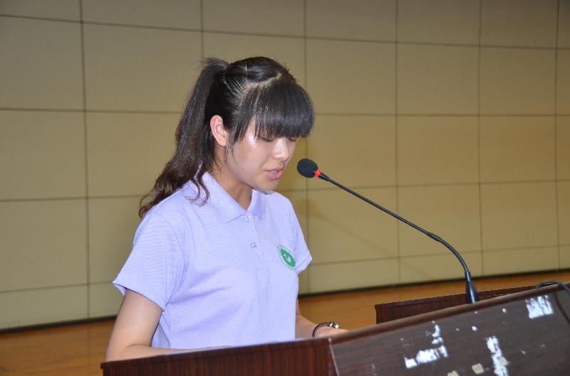 学生代表发言